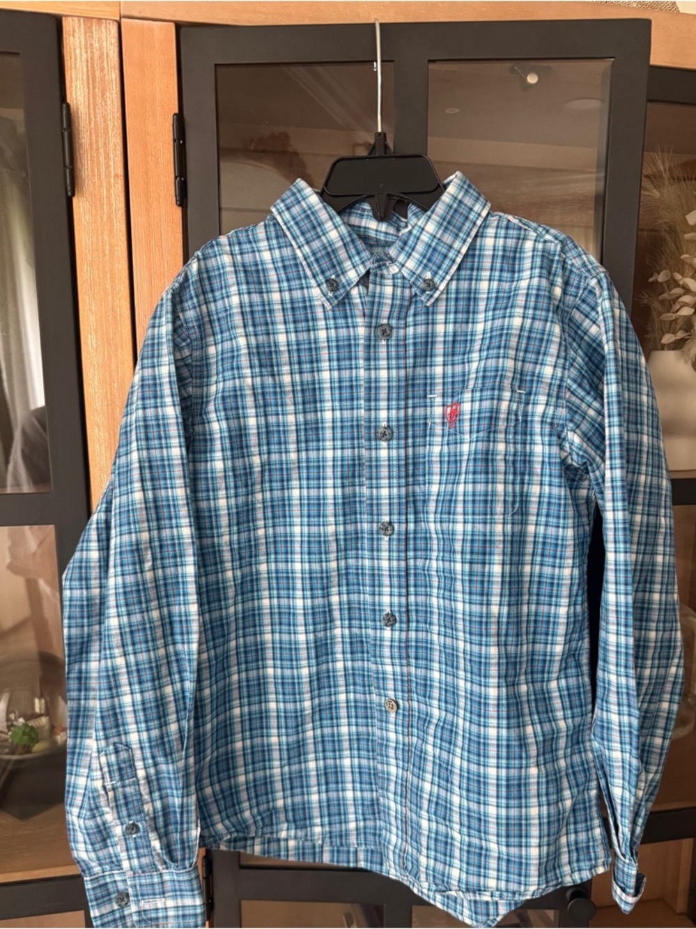 Ariat Boys Pro Series Leyton Classic Shirt long sleeve plaid button down western